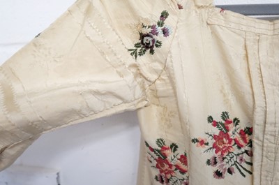 Lot 271 - Clothing. A Spitalfields silk overdress, circa 1780s