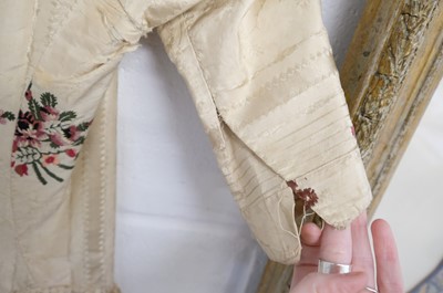 Lot 271 - Clothing. A Spitalfields silk overdress, circa 1780s