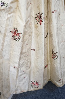 Lot 271 - Clothing. A Spitalfields silk overdress, circa 1780s
