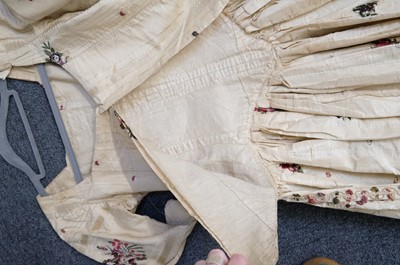 Lot 271 - Clothing. A Spitalfields silk overdress, circa 1780s