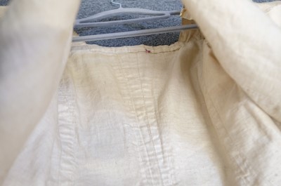 Lot 271 - Clothing. A Spitalfields silk overdress, circa 1780s