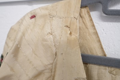 Lot 271 - Clothing. A Spitalfields silk overdress, circa 1780s