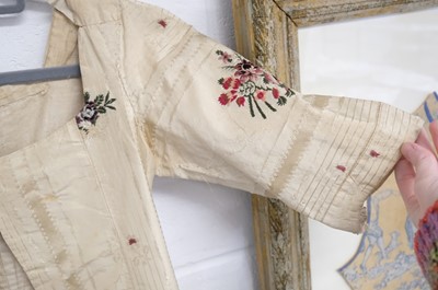 Lot 271 - Clothing. A Spitalfields silk overdress, circa 1780s