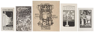 Lot 373 - British Bookplates. Collection of approximately 150 bookplates, late 19th-20th century