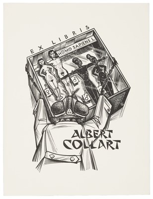 Lot 410 - Gaudaen (Gerard, 1927-2003). A collection of 68 ex libris and by Gerard Gaudaen