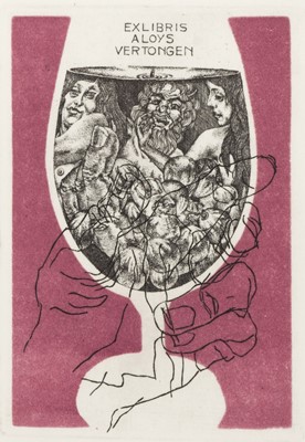 Lot 408 - Dutch, Belgian & French Artists. A collection of 169 ex libris by Dutch, Belgian and French artists