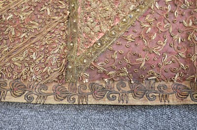 Lot 289 - Indian. An embroidered panel, mid 19th century