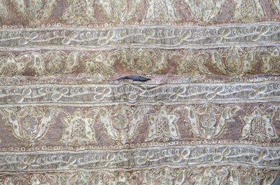 Lot 289 - Indian. An embroidered panel, mid 19th century