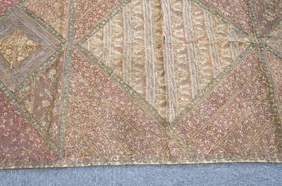 Lot 289 - Indian. An embroidered panel, mid 19th century