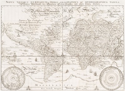 Lot 151 - World. Merian (Matthäus). Nova Totius Terrarum Orbis Geographica..., circa 1638