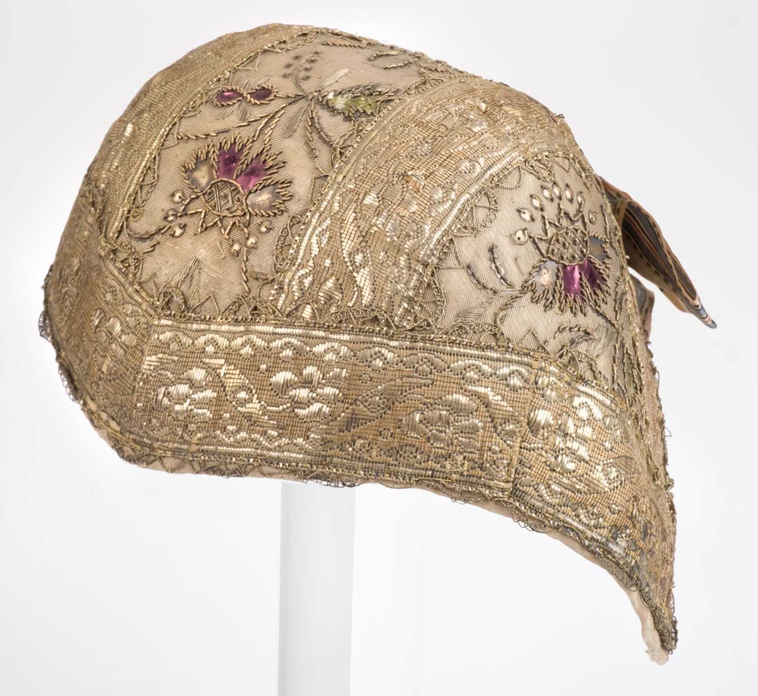 Lot 268 - Clothing. A metalwork coif, German, 19th century