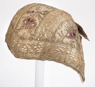 Lot 268 - Clothing. A metalwork coif, German, 19th century