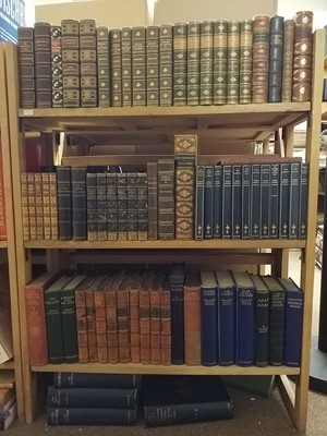 Lot 372 - Bindings. A collection of late 19th & early 20th-Century leather bound literature