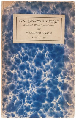Lot 173 - Lewis (Wyndham). The Caliph's Design, 1st edition, 1919