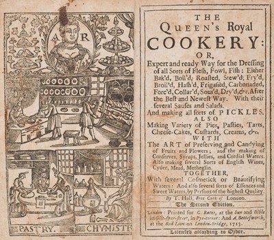 Lot 214 - Hall (T.). The Queen's Royal Cookery, 2nd edition, 1713