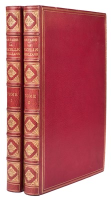Lot 96 - Voltaire. La Pucelle d'Orléans..., 2 volumes, Paris: Didot le jeune, 1795, large paper copy