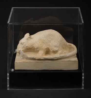 Lot 169 - Paolozzi (Eduardo, 1924-2005). Rat, 1996, signed, plaster