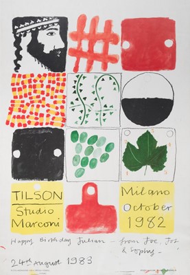 Lot 257 - Tilson (Joe, 1928-2023). The Arrival of Dionysos from Marconi Studio, 1983