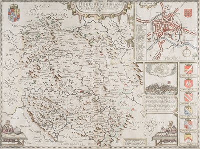Lot 458 - Herefordshire. Speed (John), Hereford-Shire described..., John Sudbury & George Humble, circa 1627