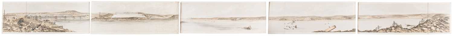 Lot 12 - Crimean War. A panorama of Sebastopol, by Lieutenant E. A. Perceval, 1857