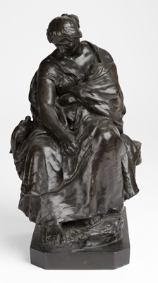 Lot 160 - Garbe (Louis Richard, 1876-1957). Mother and Child, 1907, bronze