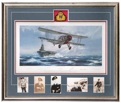 Lot 341 - West (Philip E. West). Flight Against the Bismarck, limited edition colour print