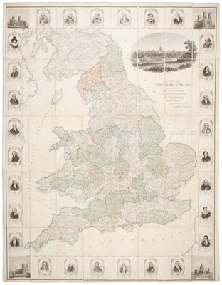 Lot 453 - Folding Maps. A collection of 38 maps, 19th & early 20th century