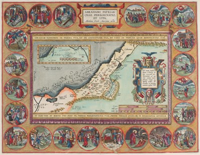Lot 462 - Holy Land. Ortelius (Abraham), Abrahami Patriarchae Peregrinatio et Vita, [1595]