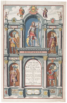 Lot 512 - Title page. Speed (John), The Theatre of the Empire of Great Britaine..., 1676