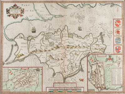 Lot 466 - Isle of Wight. Speed (John), Wight Island, circa 1627