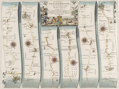 Lot 491 - Ogilby (John). The Road from Oxford to Bristol, circa 1675