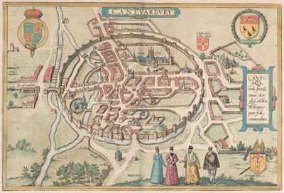 Lot 435 - Canterbury. Braun (Georg & Hogenberg Franz), Cantuarbury..., circa 1588