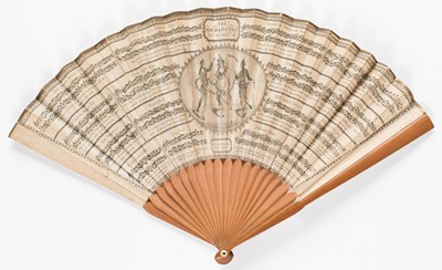 Lot 364 - Dance Fan. The New Dance Fan for 1797, Pubd. by the Proprietor Novr. 1, 1796