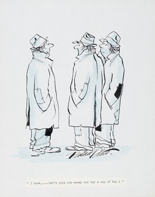 Lot 543 - Cartoons. A collection of approximately 200 original cartoons, circa 1970-80