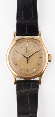 Lot 504 - Patek Philippe. An 18ct gold gent's Patek Philippe Calatrava 2508 wristwatch, circa 1950-60