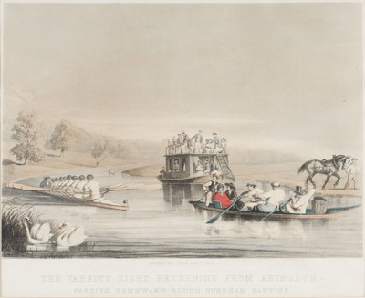 Lot 607 - Rowing. Ryman (J. publisher), Three rowing prints, circa 1840
