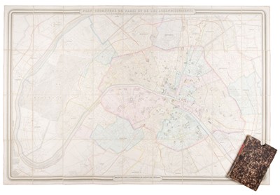 Lot 496 - Paris. Plan Géométral de Paris et de ses Agrandissements..., Paris: 1858