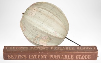 Lot 456 - Globe. Bett's New Portable Terrestrial Globe..., circa 1900