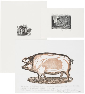 Lot 255 - Tanner (Robin, 1904-1988). Wren and Primroses, 1977..., and others
