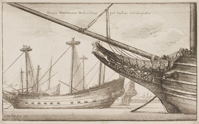 Lot 38 - Hollar (Wenceslaus, 1607-1677). Naves Mercatoriae Hollandicae per Indias Occidentales, 1647