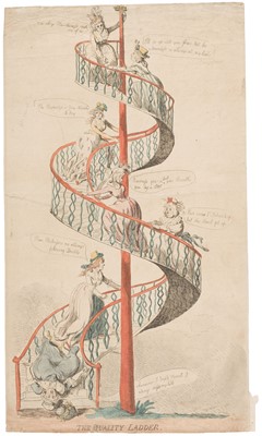 Lot 554 - Cruikshank (Isaac). The Quality Ladder, [1793]