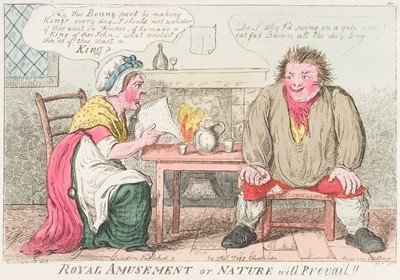 Lot 539 - Caricatures. A collection of 10 caricatures, 19th-century