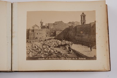 Lot 19 - Holy Land. An album of 36 photographic views by Frederick Vester, circa 1900