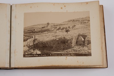 Lot 19 - Holy Land. An album of 36 photographic views by Frederick Vester, circa 1900