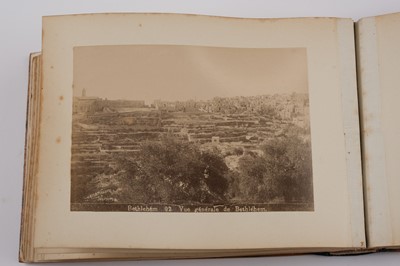 Lot 19 - Holy Land. An album of 36 photographic views by Frederick Vester, circa 1900