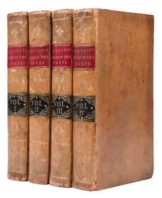 Lot 92 - Johnson (Samuel). The Lives of the Most Eminent English Poets, 4 volumes, 1781