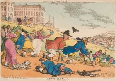Lot 608 - Rowlandson (Thomas). Bath Races, Thomas Tegg, 1810