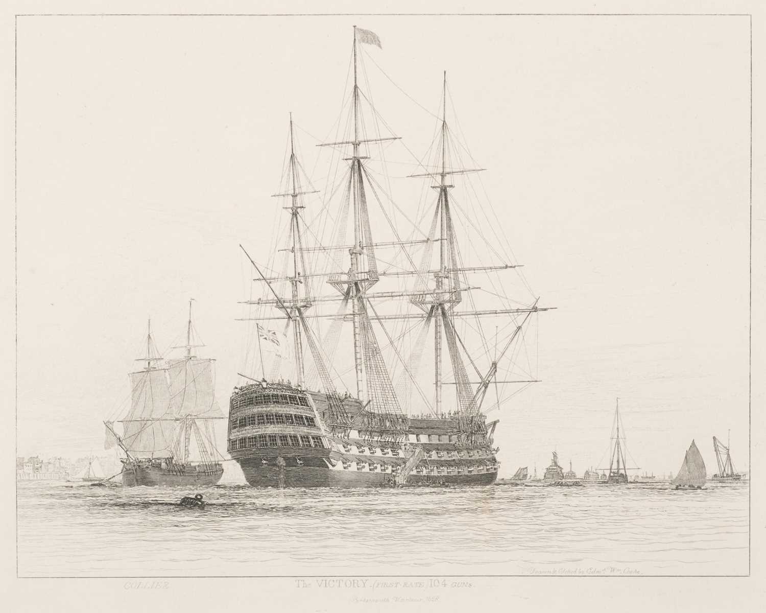 Lot 11 - Cooke (Edward William). Sixty Five Plates of Shipping and Craft, 1829