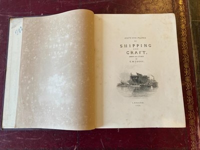 Lot 11 - Cooke (Edward William). Sixty Five Plates of Shipping and Craft, 1829