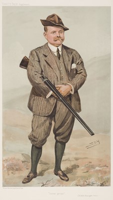 Lot 617 - Vanity Fair. A collection of 56 caricatures of rural sportsmen, late 19th century